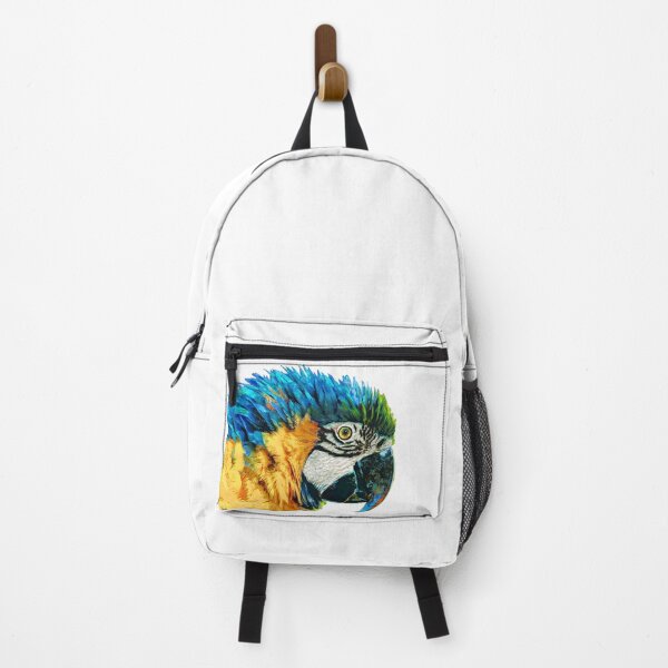 Item preview, Pretty Parrot Macaw Bird Art designed and sold by Sharon Cummings Art.