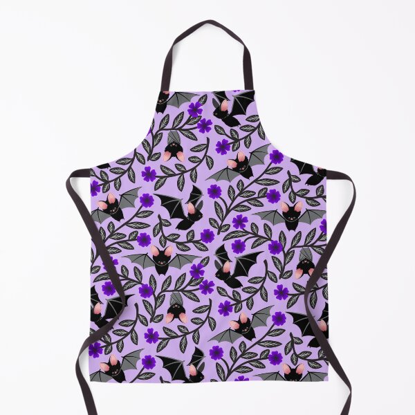 Item preview, Bats and flowers on purple designed and sold by Jennifer Ladd.