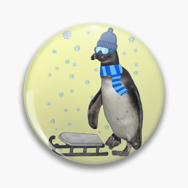 Item preview, Penguin loves sledding designed and sold by Katja LebenFreude.