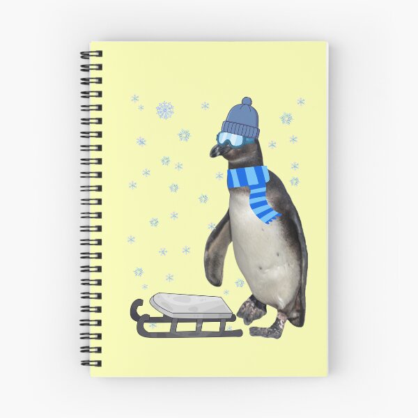 Item preview, Penguin loves sledding designed and sold by Katja LebenFreude.