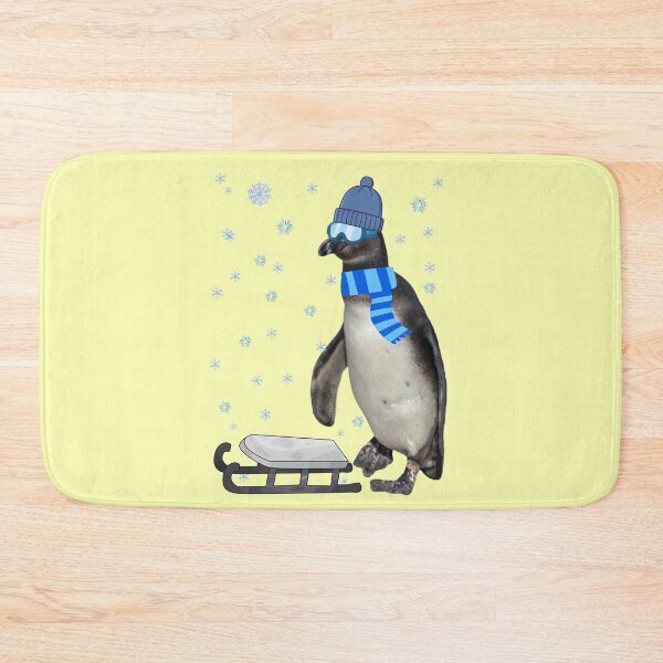 Item preview, Penguin loves sledding designed and sold by Katja LebenFreude.