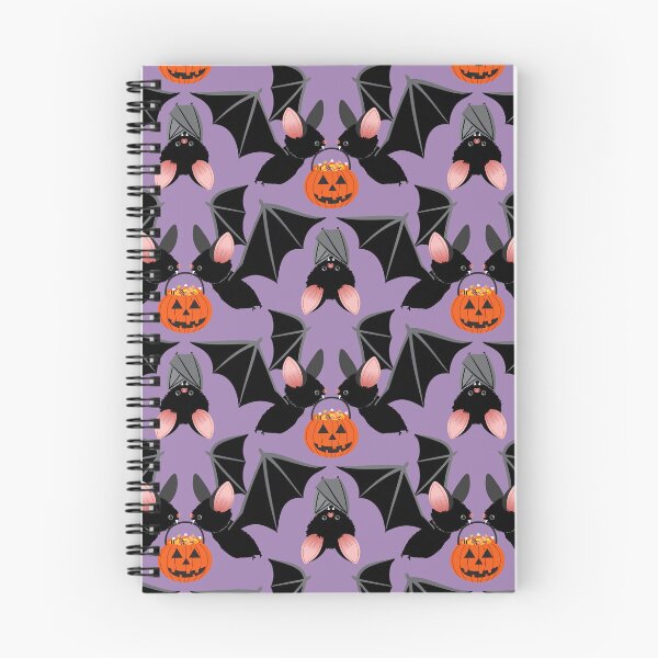 Item preview, Halloween bats with pumpkin candy buckets designed and sold by Jennifer Ladd.