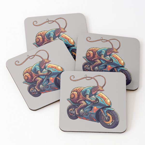 Item preview, Snail on a Motorcycle designed and sold by MartynaKanik.
