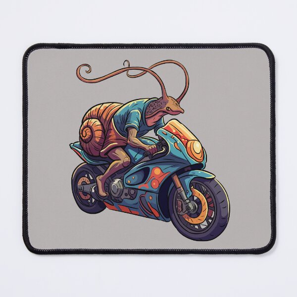 Item preview, Snail on a Motorcycle designed and sold by MartynaKanik.