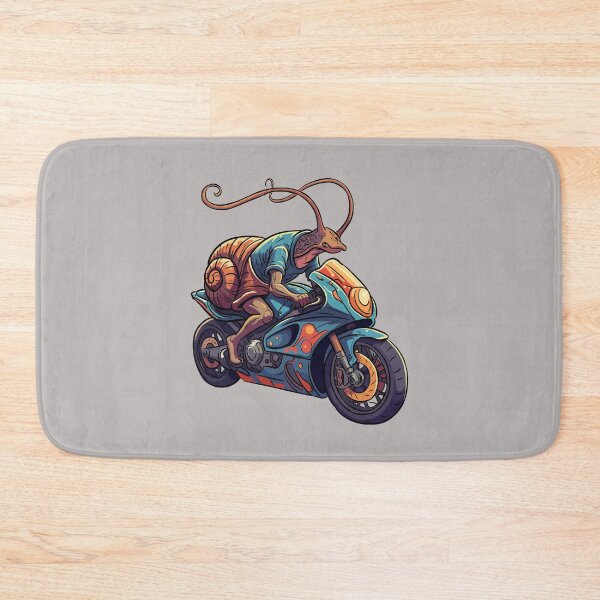 Item preview, Snail on a Motorcycle designed and sold by MartynaKanik.