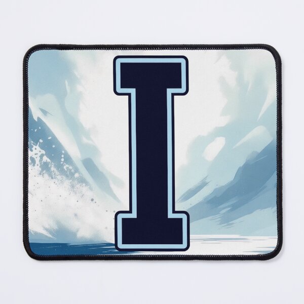 Item preview, Navy Blue Letter I – Initial Monogram for Boys designed and sold by roxysnextgenart.