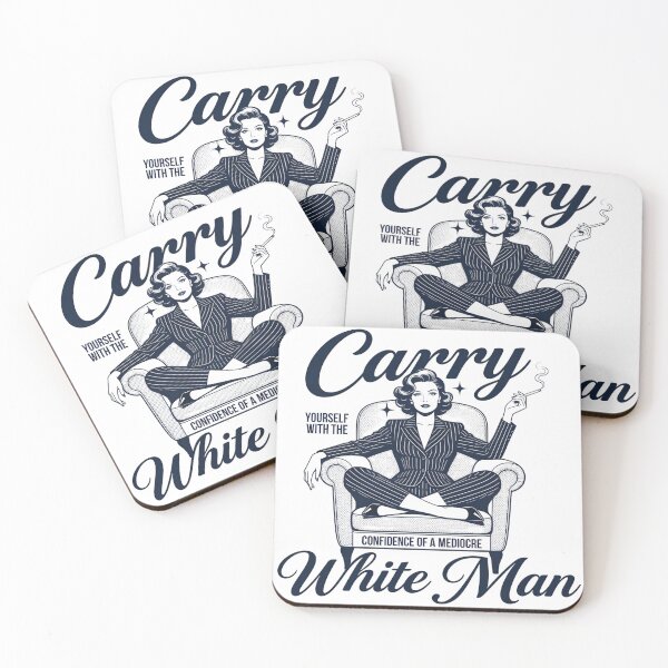 Item preview, Retro Carry Yourself With The Confidence Of A Mediocre White Man  designed and sold by ZBIFBOUETLA.
