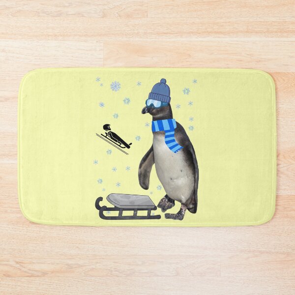 Item preview, Ready for the track – Luge Penguin designed and sold by Katja LebenFreude.