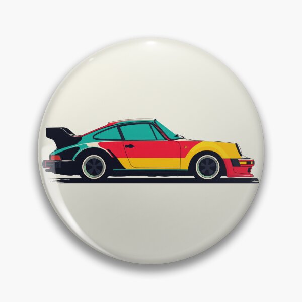 Item preview, 964 911 930 Turbo Pop Art Modern Illustration designed and sold by blackdogshop.