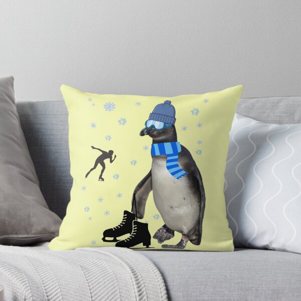 Item preview, Speed skater penguin designed and sold by Katja LebenFreude.