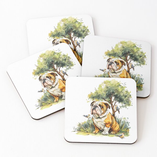Item preview, Gentle Bulldog Under the Oak designed and sold by LawleyKingdom.