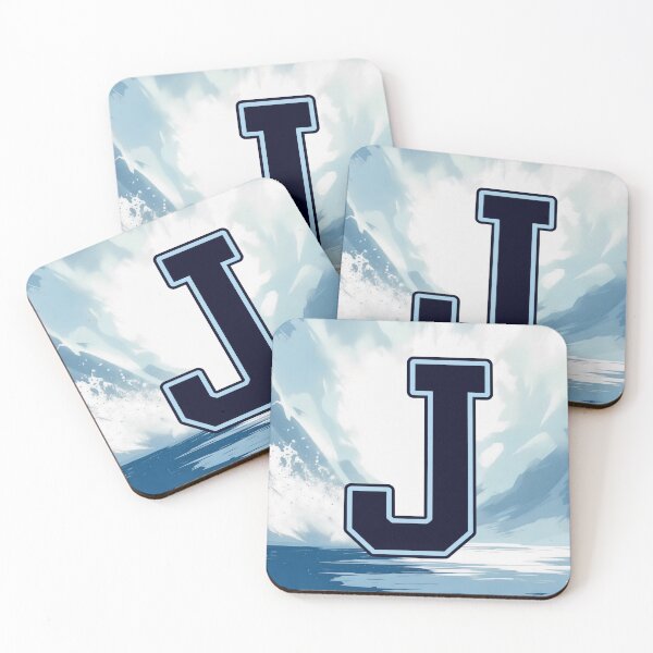 Item preview, Navy Blue Letter J – Initial Monogram for Boys designed and sold by roxysnextgenart.