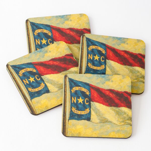 Item preview, North Carolina State Flag designed and sold by TinCatOutPost.