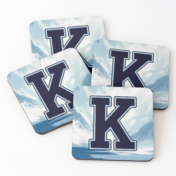 Item preview, Navy Blue Letter K – Initial Monogram for Boys designed and sold by roxysnextgenart.