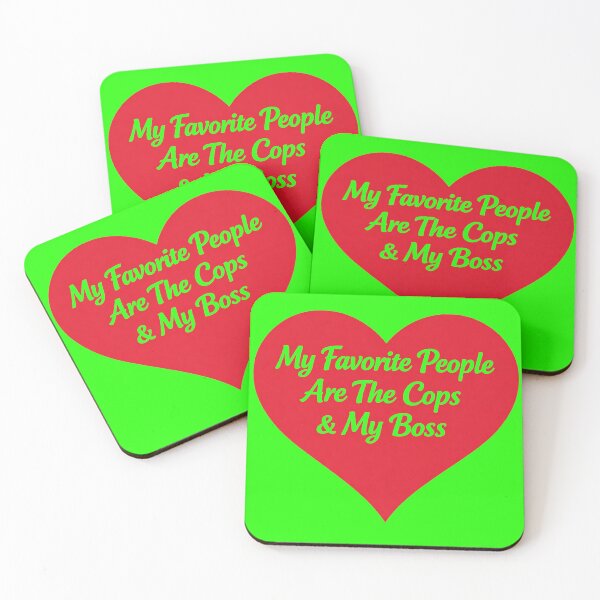 Item preview, My Favorite People Are The Cops & My Boss (v2) designed and sold by TorsoMachine.