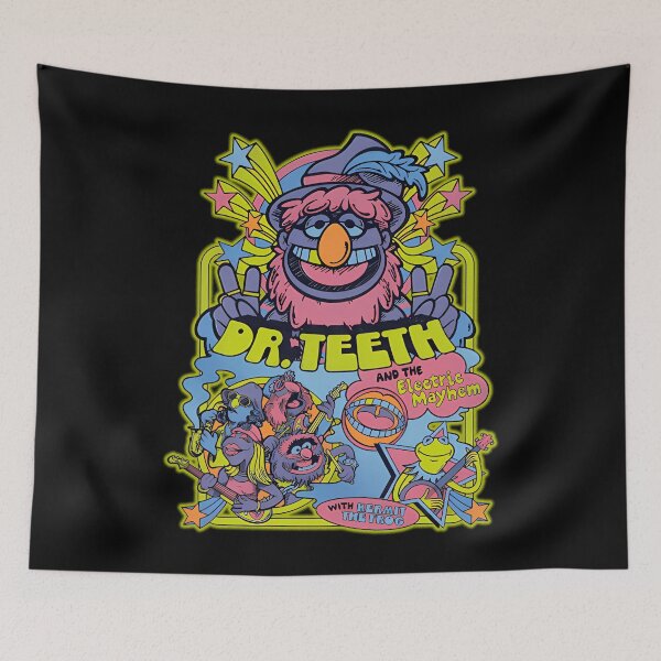 Item preview, Muppets Dr Teeth And The Electric Mayhem With Kermit T-Shirt designed and sold by 3 am.