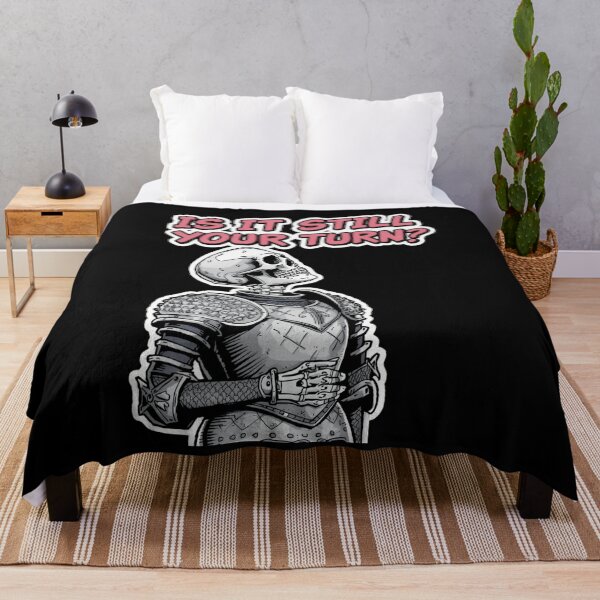 Item preview, Is It Still Your Turn Funny Skeleton Waiting Classic T-shirt designed and sold by PaulaArtworks.