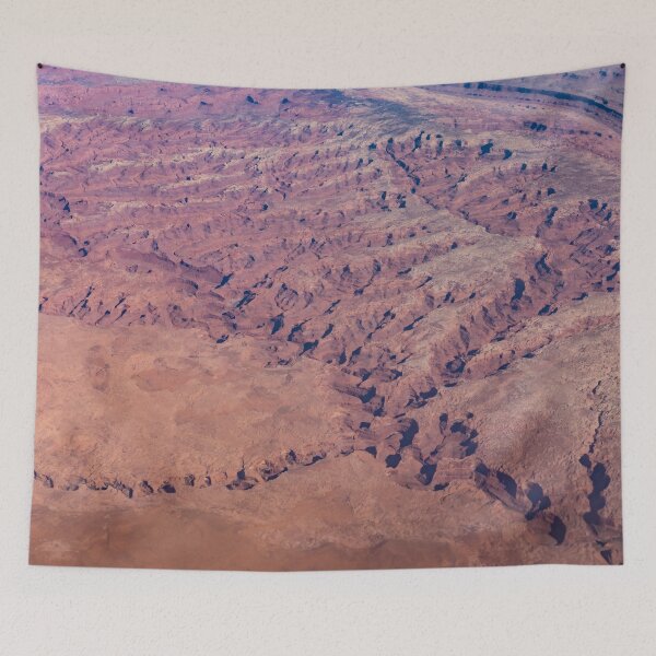 Item preview, Red Earth - Flying Over Meandering Canyons, Riverbeds and Mesas designed and sold by Georgia Mizuleva.