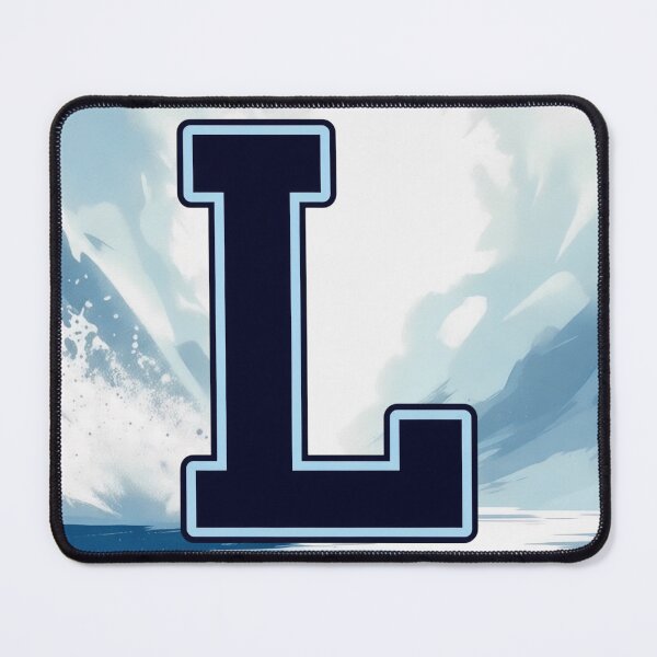 Item preview, Navy Blue Letter L – Initial Monogram for Boys designed and sold by roxysnextgenart.