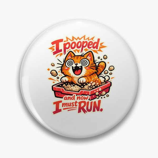 Item preview, Funny Cat Pooping Quote Gift For Crazy Cat Owners designed and sold by mdimac.