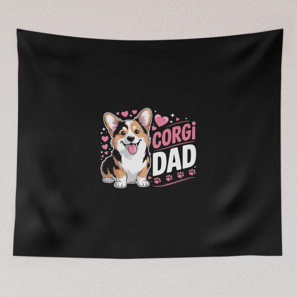 Item preview, Corgi Dad for Corgi Dog Pet Lovers7 designed and sold by DigitaldeligArt.