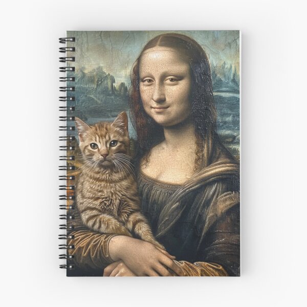 Item preview, Mona Lisa With Her Cat designed and sold by Myra365Art.
