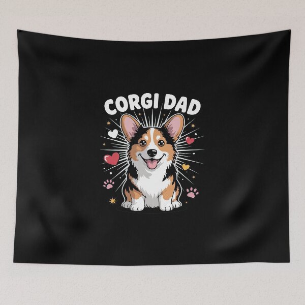 Item preview, Corgi Dad for Corgi Dog Pet Lovers8 designed and sold by DigitaldeligArt.