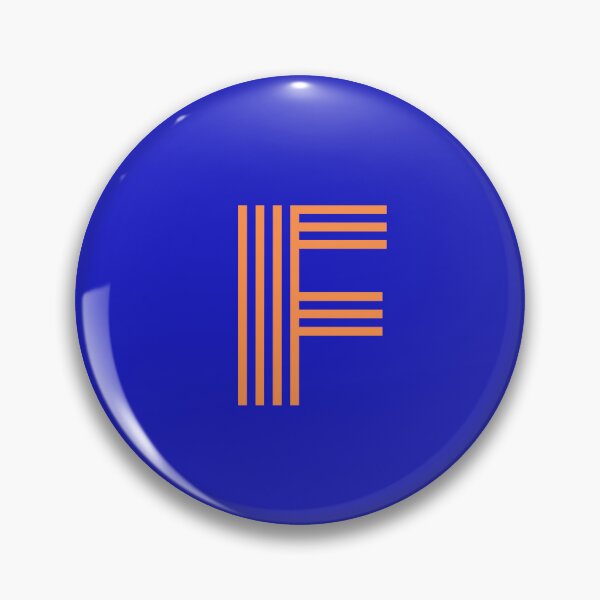 Item preview, Minimal Striped Letter F – Modern Initial Design designed and sold by AaronStone1898.