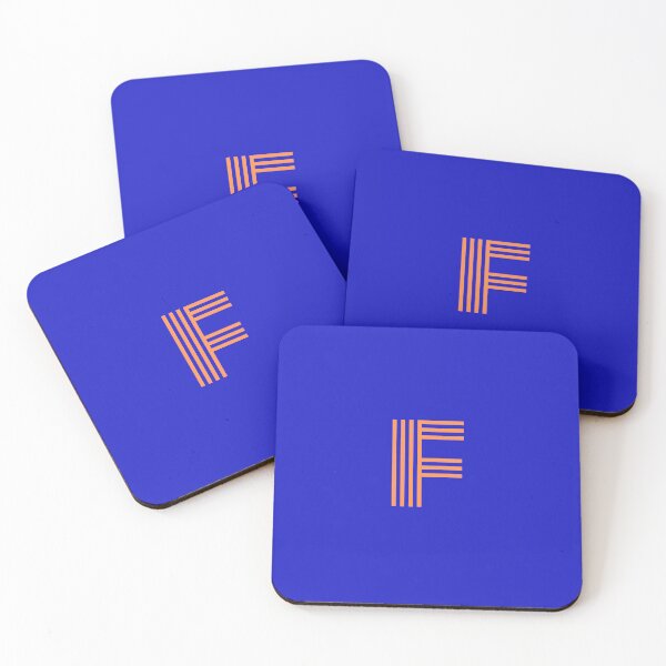 Item preview, Minimal Striped Letter F – Modern Initial Design designed and sold by AaronStone1898.