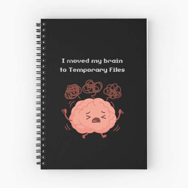 Item preview,  I moved my brain to Temporary Files designed and sold by absurdiculous.