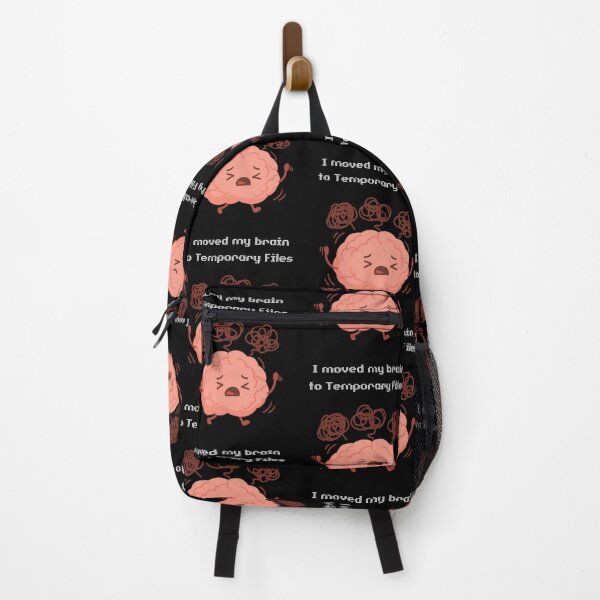 Item preview,  I moved my brain to Temporary Files designed and sold by absurdiculous.