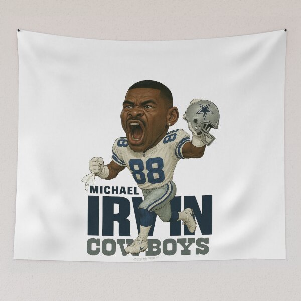 Item preview, Michael Irvin Cowboys #88 Caricature Art designed and sold by TheArtOfCar.