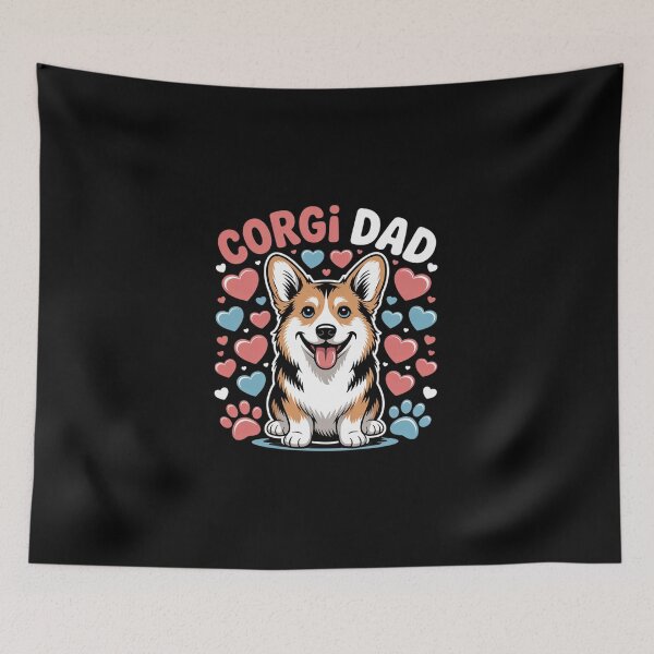 Item preview, Corgi Dad for Corgi Dog Pet Lovers9 designed and sold by DigitaldeligArt.