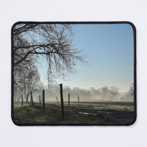 Item preview, A foggy morning over meadows and fields in late autumn. designed and sold by NaturePhotography.