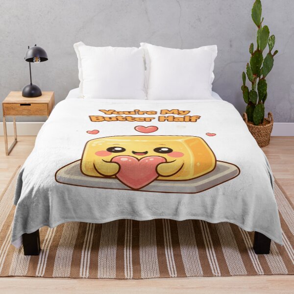 Item preview, Cute Butter with Heart and You're My Butter Half Pun. designed and sold by The-T-In-Retro.