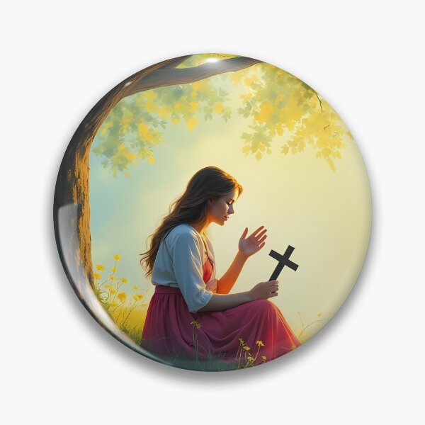 Item preview, Quiet Prayer Under the Tree - Christian Faith designed and sold by Pastor Reeves Studio.
