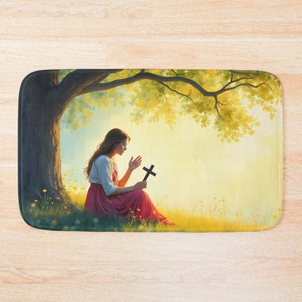 Item preview, Quiet Prayer Under the Tree - Christian Faith designed and sold by Pastor Reeves Studio.