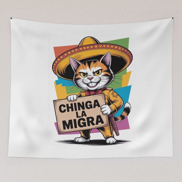 Item preview, Chinga La Migra Pro Immigration Fascism Human Rights T-Shirt designed and sold by Martysstore.