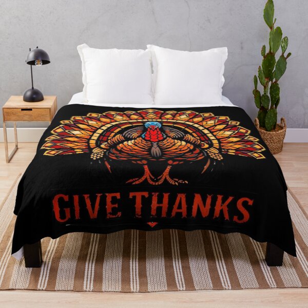 Item preview, Stained Glass Turkey Give Thanks - Thanksgiving Autumn Mosaic Art designed and sold by LSphere Art.
