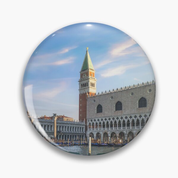 Item preview, Doge Palace and St Mark Campanile at sunrise, Venice, Italy designed and sold by Stefano Orazzini.