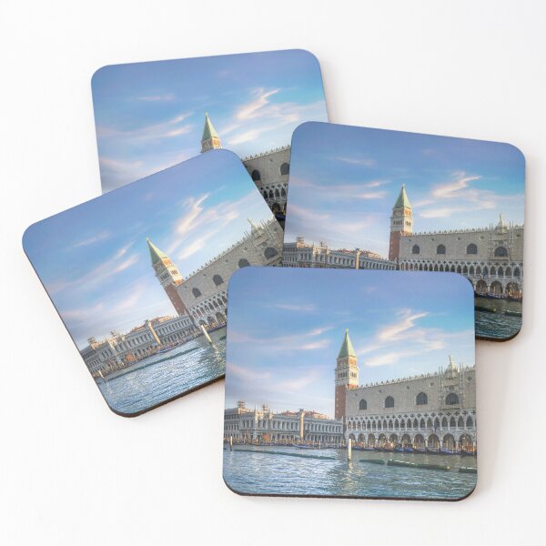 Item preview, Doge Palace and St Mark Campanile at sunrise, Venice, Italy designed and sold by Stefano Orazzini.