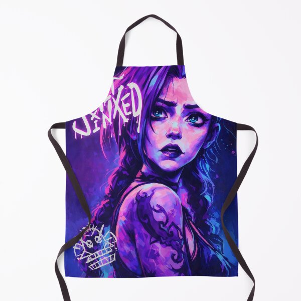 Item preview, GET JINXED – Neon Punk Girl Art designed and sold by EdgeDrip.
