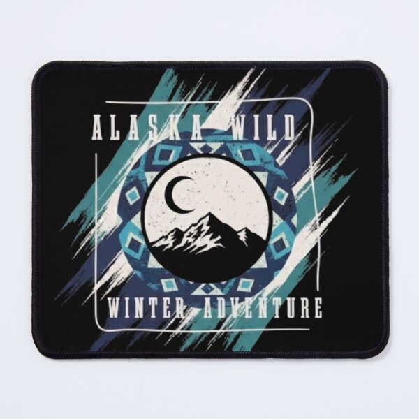 Item preview, Alaska Wild – Winter Adventure Badge designed and sold by Dogandesighn.