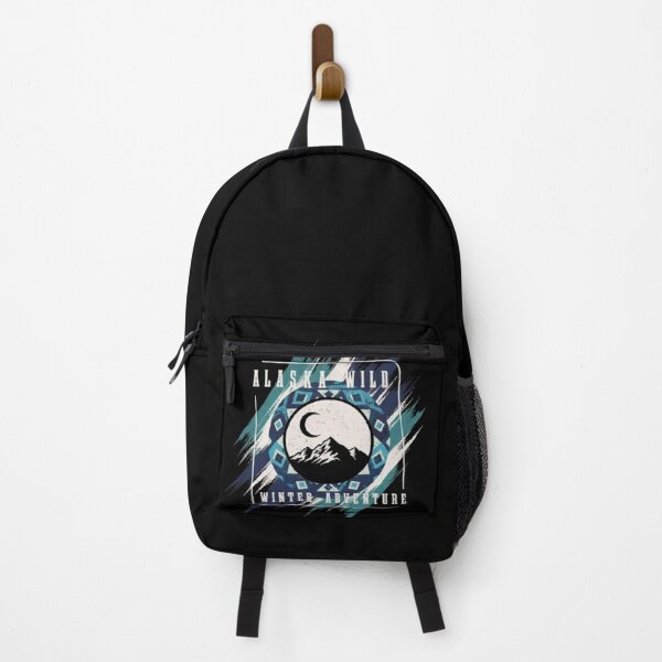 Item preview, Alaska Wild – Winter Adventure Badge designed and sold by Dogandesighn.