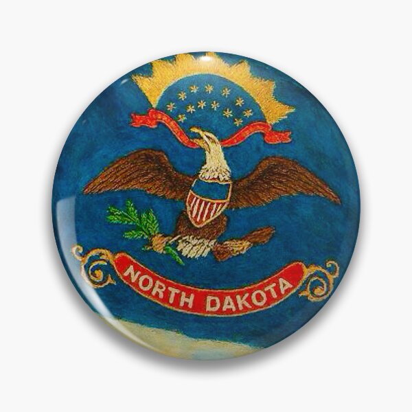 Item preview, North Dakota State Flag designed and sold by TinCatOutPost.