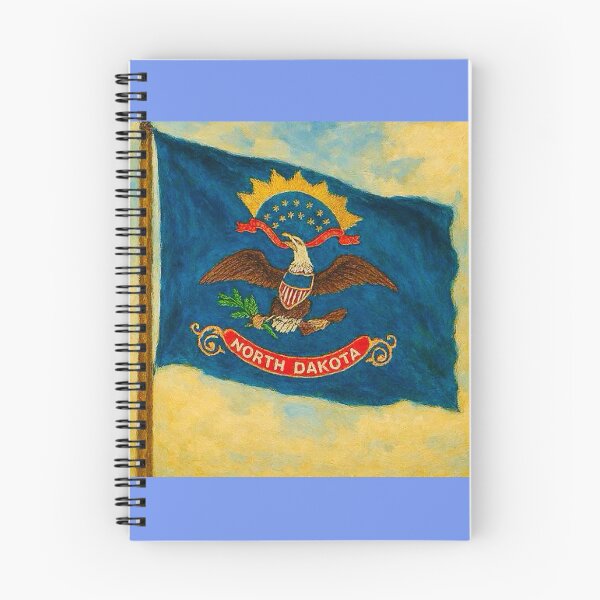 Item preview, North Dakota State Flag designed and sold by TinCatOutPost.