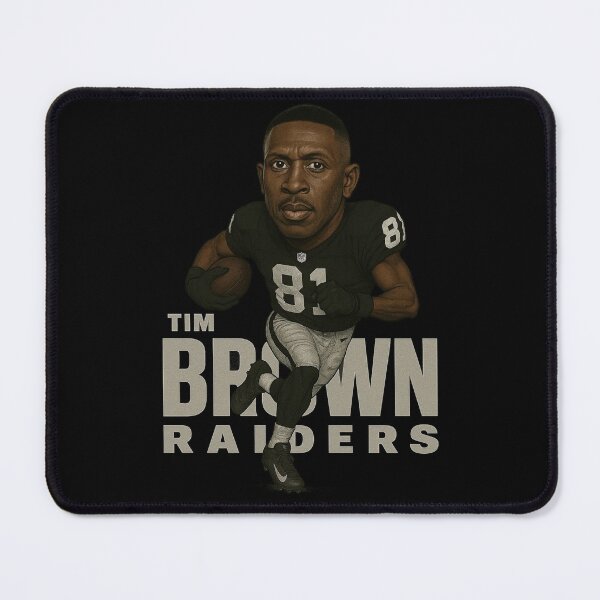 Item preview, Tim Brown Raiders #81 Caricature Art designed and sold by TheArtOfCar.