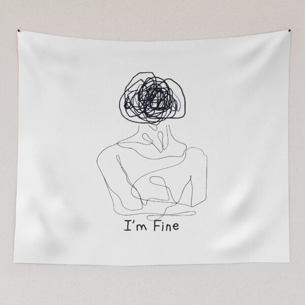 Item preview, I am Fine (not really) designed and sold by FlowFlex.