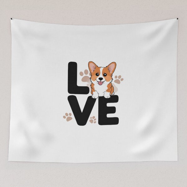 Item preview, corgi dog lover Pet Corgi Dog I Love Corgis designed and sold by DigitaldeligArt.
