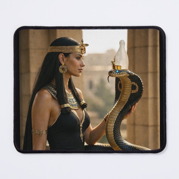Item preview, Queen Cleopatra, Wadjet of Kemet – Ancient Egyptian Queen and Sacred Cobra designed and sold by TuyaArts.